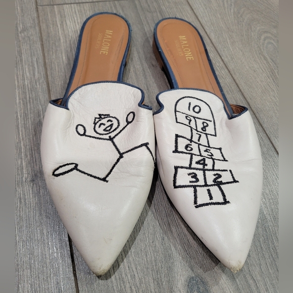 Malone Souliers Mules - Italian Size 39 - Picture 4 of 6